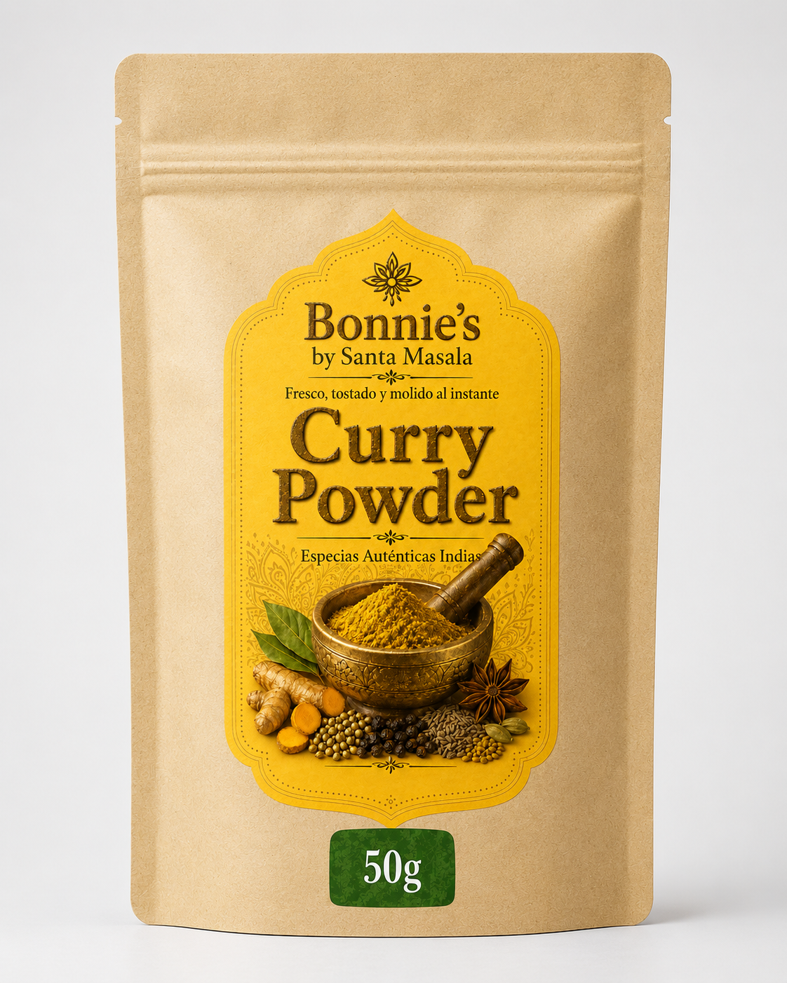 Presentación 50g de Curry Powder